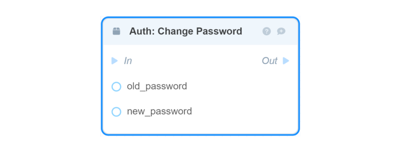 Auth: Change Password