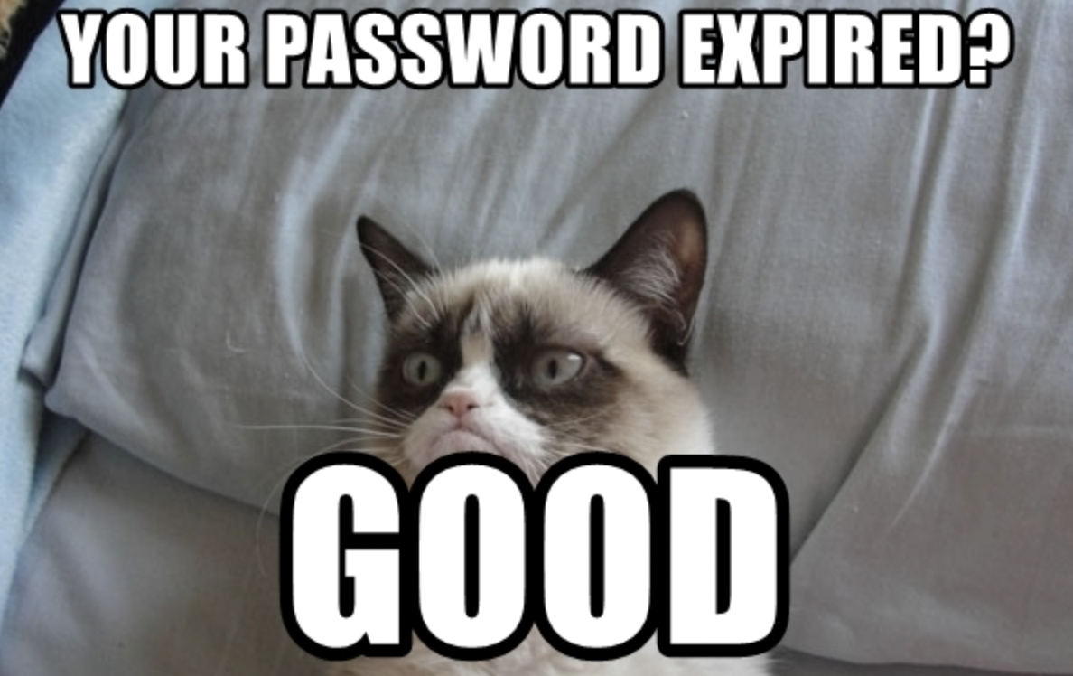 update passwords