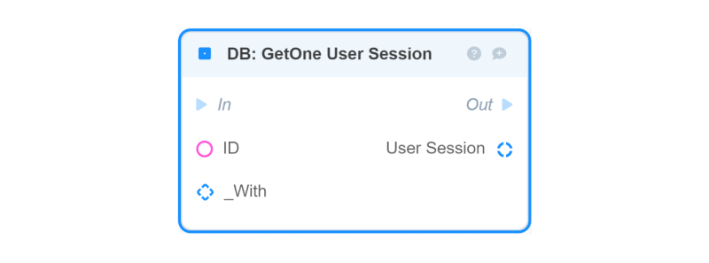 GetOne User Session